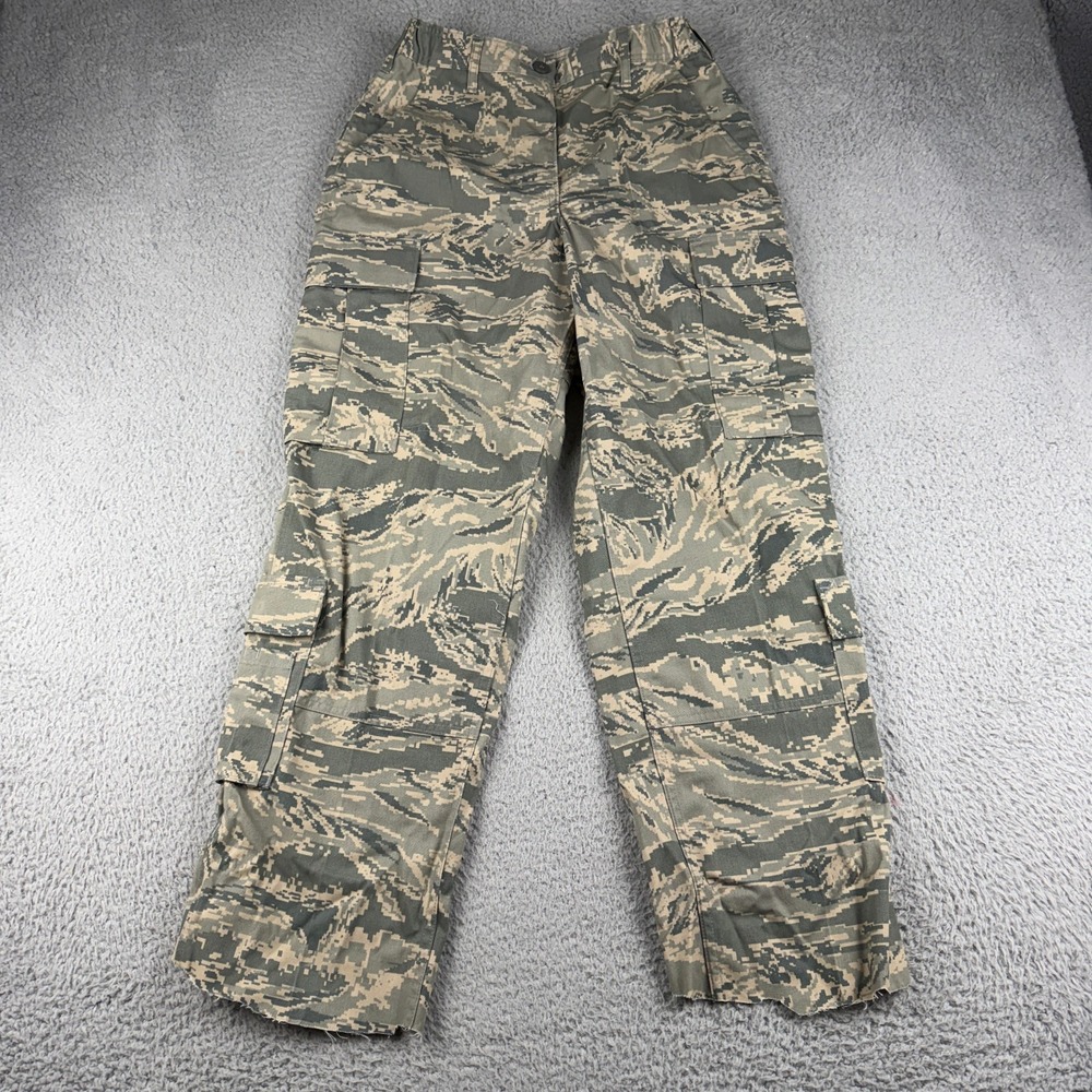US Air Force Pants Womens 8S ABU Tiger Stripe Camo Cargo Military Utility